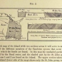 Image couleur d’une page de magazine avec texte, carte et coupe transversale de la géologie de l'île
