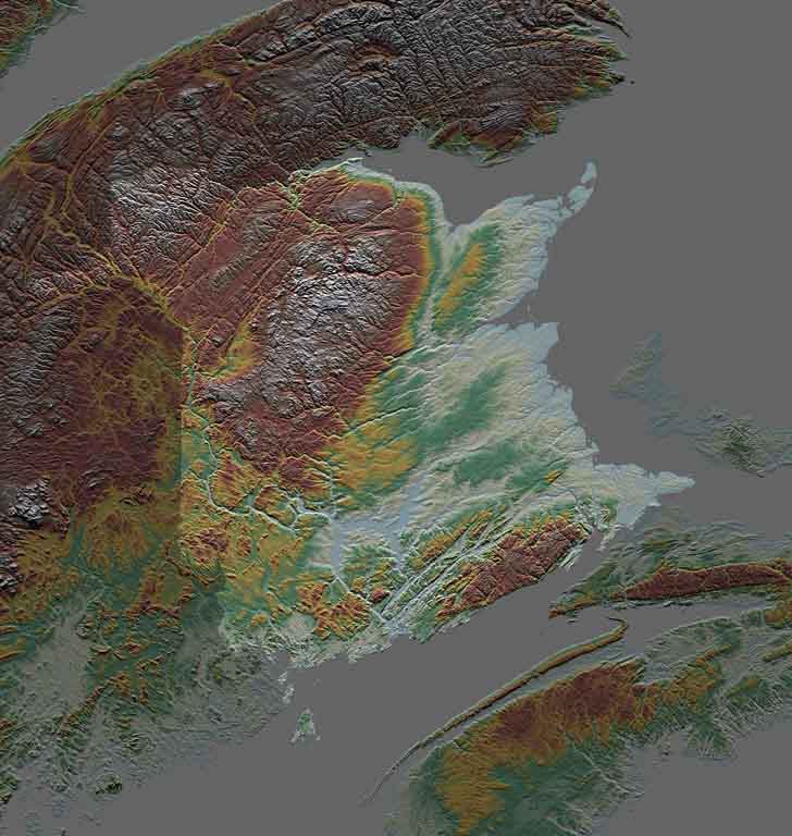 Generalized Geology Map of New Brunswick